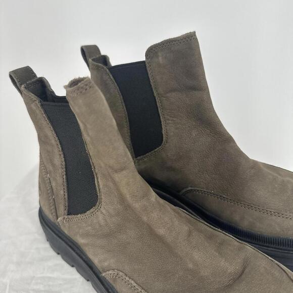 Timberland boots 8 green suede greenstride chelsea ray city pull on fall outdoor - Picture 3 of 7